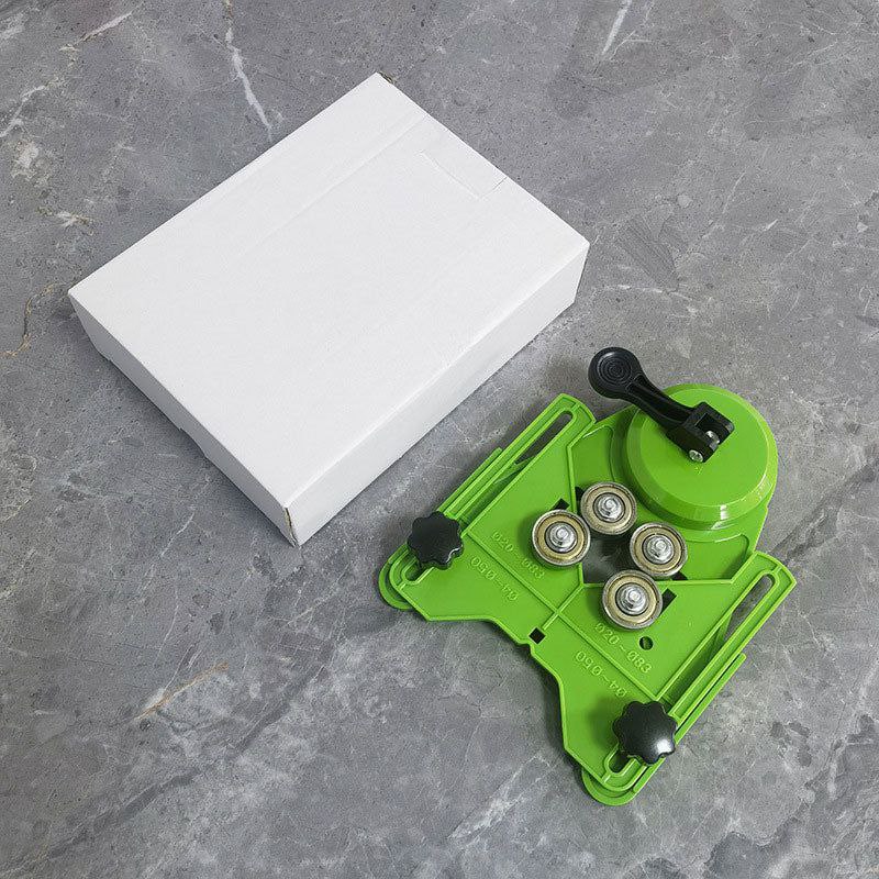 أداة تثبيت المثاقب على البلاط والزجاج لمنع الانزلاق